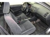 2004 Honda Civic EX Coupe Gray Interior