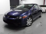 2007 Royal Blue Pearl Honda Civic LX Coupe #78698938