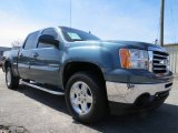 2010 Stealth Gray Metallic GMC Sierra 1500 SLE Crew Cab #78698502