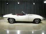 1966 Jaguar E-Type XKE 4.2 Roadster 1966 Jaguar 4.2 E-Type Convertible LHD, White / Red, Profile