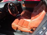 2004 Audi TT 1.8T quattro Roadster Amber Red Interior