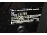 2013 7 Series Color Code for Carbon Black Metallic - Color Code: 416