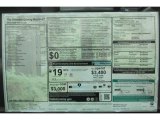2013 BMW 7 Series 750i Sedan Window Sticker