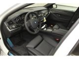 2013 BMW 5 Series 550i Sedan Black Interior