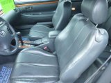2002 Toyota Solara SLE V6 Convertible Charcoal Interior