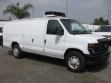 2008 Ford E Series Van E350 Super Duty Commericial Refriderated Front 3/4 View