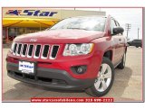 Deep Cherry Red Crystal Pearl Jeep Compass in 2013