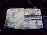 2012 Mitsubishi Lancer Evolution MR Window Sticker