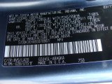 2011 Highlander Color Code for Shoreline Blue Pearl - Color Code: 8V5