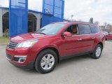 2013 Crystal Red Tintcoat Chevrolet Traverse LT AWD #78763887