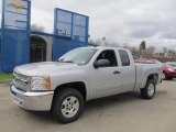 2013 Silver Ice Metallic Chevrolet Silverado 1500 LT Extended Cab 4x4 #78763882