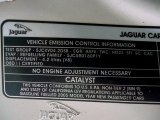 2005 Jaguar XJ Super V8 Info Tag