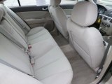 2008 Hyundai Sonata GLS Rear Seat