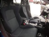2012 Mitsubishi Lancer Evolution GSR Black Recaro Interior