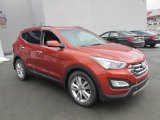 Canyon Copper Hyundai Santa Fe in 2013