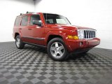 2009 Inferno Red Crystal Pearl Jeep Commander Sport 4x4 #78764211