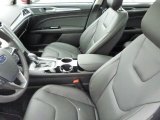 2013 Ford Fusion Titanium AWD Charcoal Black Interior
