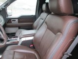 2010 Ford F150 Platinum SuperCrew 4x4 Sienna Brown Leather/Black Interior