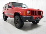 2001 Flame Red Jeep Cherokee Sport 4x4 #78852045