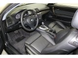 2011 BMW 1 Series 135i Coupe Black Interior