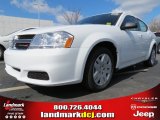 2013 New Bright White Dodge Avenger SE #78851895