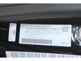 2008 Audi TT 2.0T Coupe Info Tag