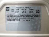 2013 Buick LaCrosse FWD Info Tag