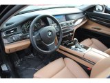 2012 BMW 7 Series 750i xDrive Sedan Saddle/Black Interior