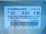 2000 Sebring Color Code for Light Cypress Green Metallic - Color Code: PG2