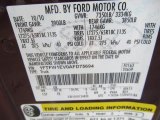 2010 F150 Color Code for Royal Red Metallic - Color Code: UK