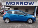 2013 Blue Candy Ford Fiesta SE Hatchback #78939671