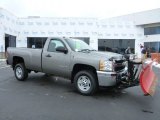 2013 Graystone Metallic Chevrolet Silverado 2500HD Work Truck Regular Cab 4x4 #78939796