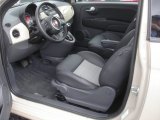 2012 Fiat 500 Sport Sport Tessuto Nero/Nero (Black/Black) Interior