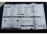 2008 Chevrolet Corvette Convertible Window Sticker
