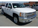 2013 Summit White Chevrolet Silverado 1500 LT Crew Cab 4x4 #78940032