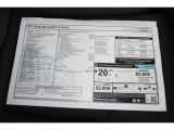 2013 Audi S6 4.0 TFSI quattro Sedan Window Sticker