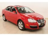 2009 Salsa Red Volkswagen Jetta SE Sedan #78939993