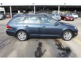 Blue Graphite Metallic Volkswagen Jetta in 2010