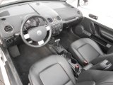 2009 Volkswagen New Beetle 2.5 Convertible Black Interior