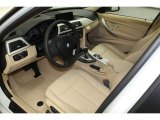 2013 BMW 3 Series 328i Sedan Venetian Beige Interior