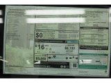 2013 BMW M6 Convertible Window Sticker