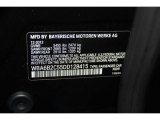 2013 6 Series Color Code for BMW Individual Citrin Black Metallic - Color Code: X02