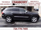 2011 Brilliant Black Crystal Pearl Jeep Grand Cherokee Overland 4x4 #78996383