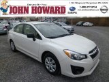 2013 Satin White Pearl Subaru Impreza 2.0i 4 Door #78996818