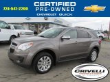 2010 Mocha Steel Metallic Chevrolet Equinox LT AWD #79058951