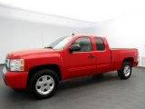2009 Victory Red Chevrolet Silverado 1500 LT Extended Cab 4x4 #79059255