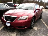 2013 Deep Cherry Red Crystal Pearl Chrysler 200 S Hard Top Convertible #79058296