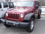 2013 Deep Cherry Red Crystal Pearl Jeep Wrangler Unlimited Sport S 4x4 #79058293