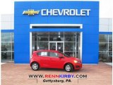 2013 Victory Red Chevrolet Sonic LT Hatch #79058933