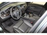 2012 BMW 5 Series 528i Sedan Black Interior